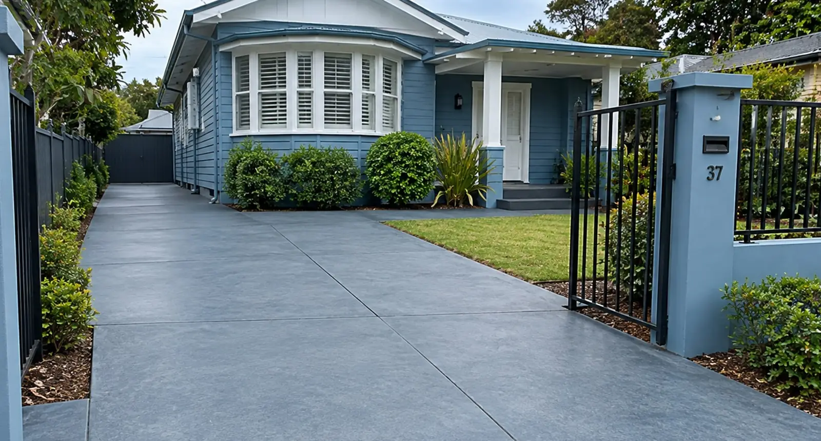 Coloured concrete in Cairns