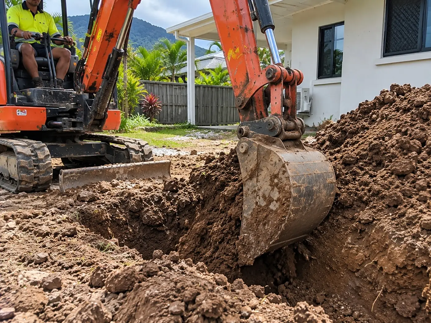 Digging project by our Cairns crew